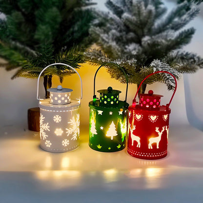 Nordic LED Christmas Candle Lanterns