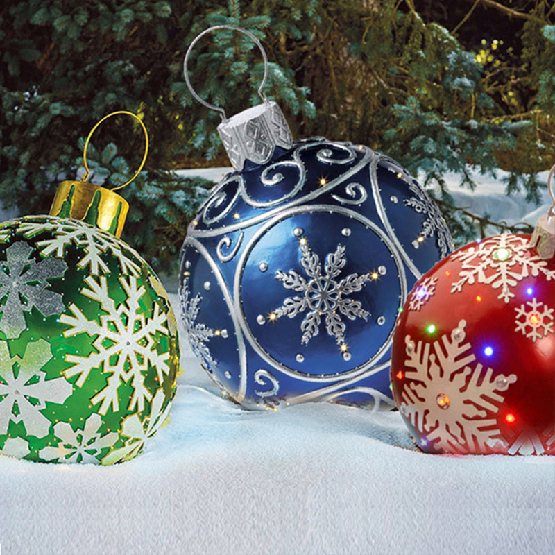 Christmas Balls Christmas Tree Decorations Outdoor Atmosphere Inflatable Toys For Home Christmas Gift Ball