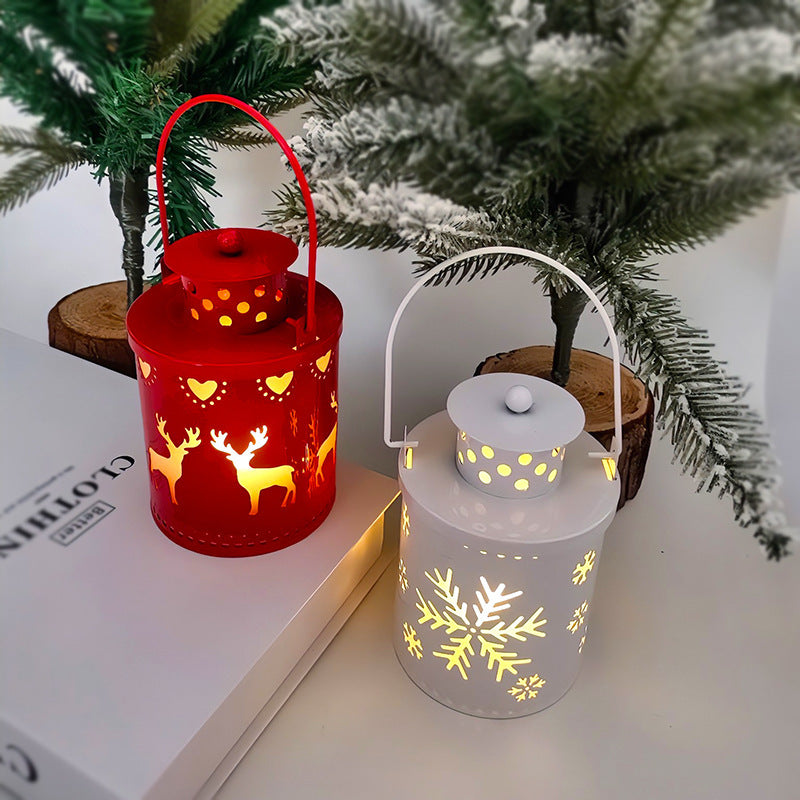 Nordic LED Christmas Candle Lanterns