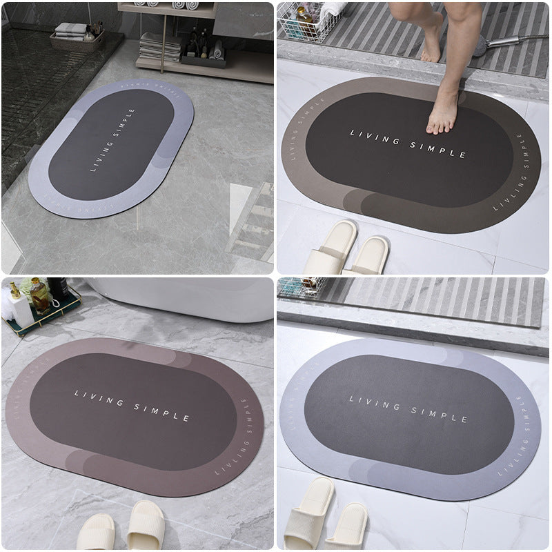 Super Absorbent Non-Slip Bathroom Mat