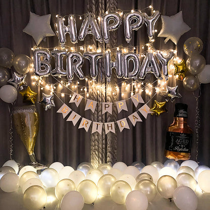 Birthday Decoration Balloon One Year Old Decoration Package